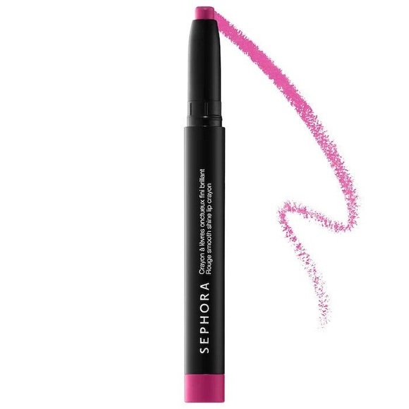 SEPHORA Rouge Smooth Shine Lip Crayon Pink Red Lipstick 09 Summer Love NEW - Picture 1 of 2